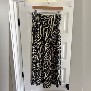 NIA Midi Zebra Skirt